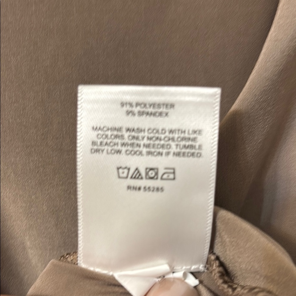🔥H&M Brown Sleeveless Fitted Bodysuit - Picture 3 of 3